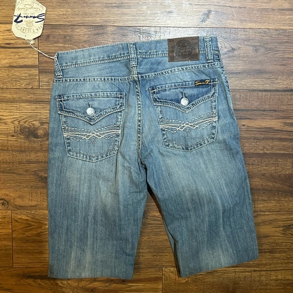 New Men’s Seven 7 Boot Cut Jeans Size 32x32 - Picture 9 of 16